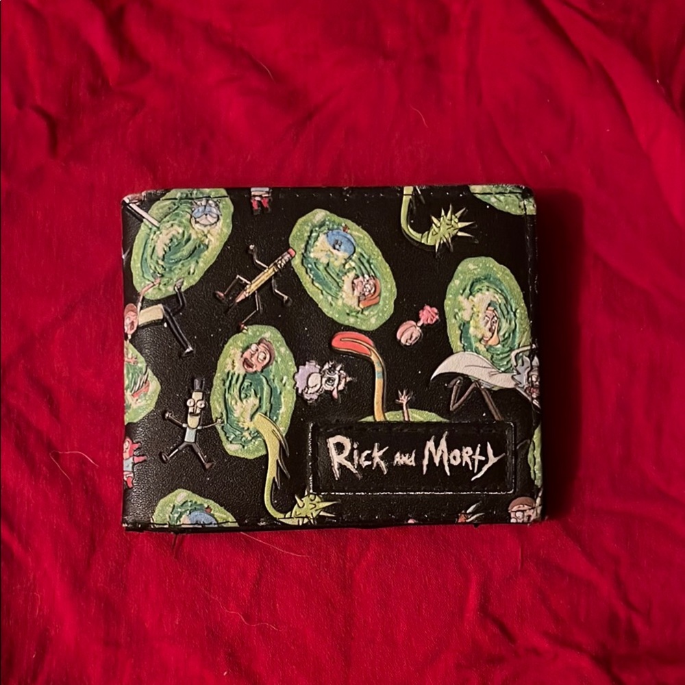 Rick and Morty Black Wallet